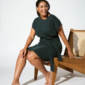 Universal Standard Misa Jersey Linen Tie Dress‎ Womens Size extra small 10/12